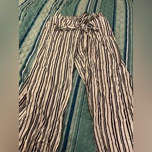 Boom boom jeans, medium strips flare pants